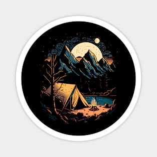 Night Camp Magnet